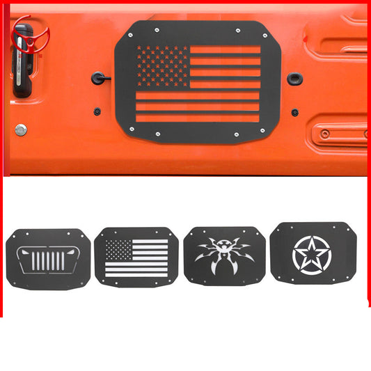 Wrangler Modified Rear Tailgate Trim Plate Tailgate Sealing Plate - AMI Electronics & Sounds