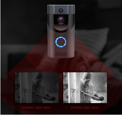 Home alarm smart wifi video doorbell wireless video intercom doorbell mobile phone remote video sea H1 program - AMI Electronics & Sounds