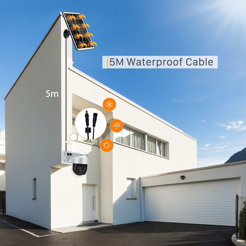 Solar Powered Wireless WiFi Surveillance Camera - AMI Electronics & Sounds