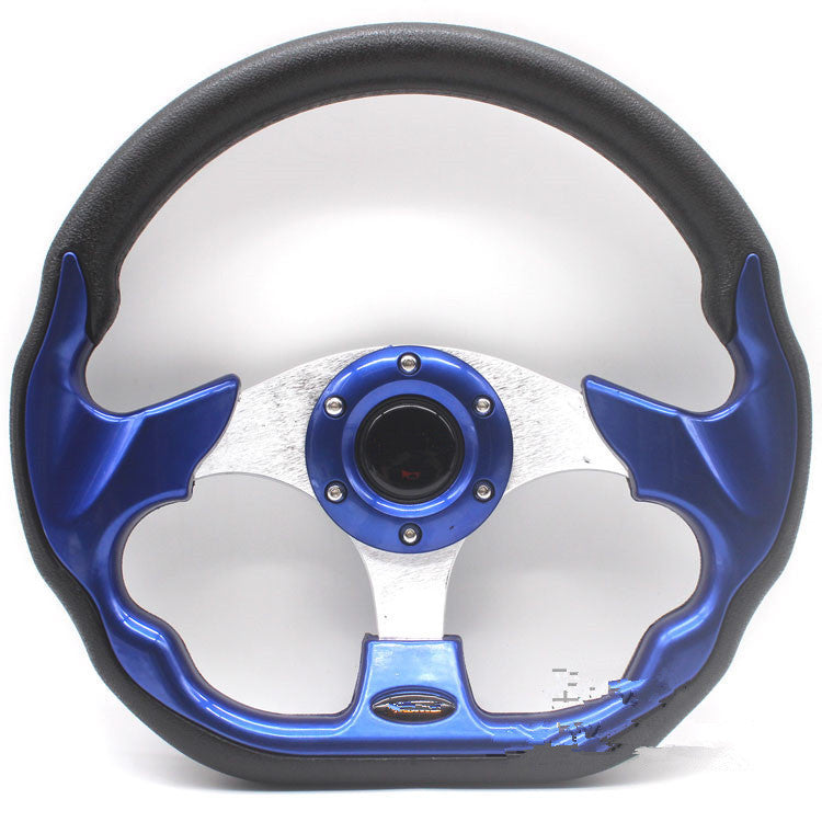 Car Steering Wheel Steering Wheel 520 Multicolor Racing Modified Steering Wheel Kart - AMI Electronics & Sounds