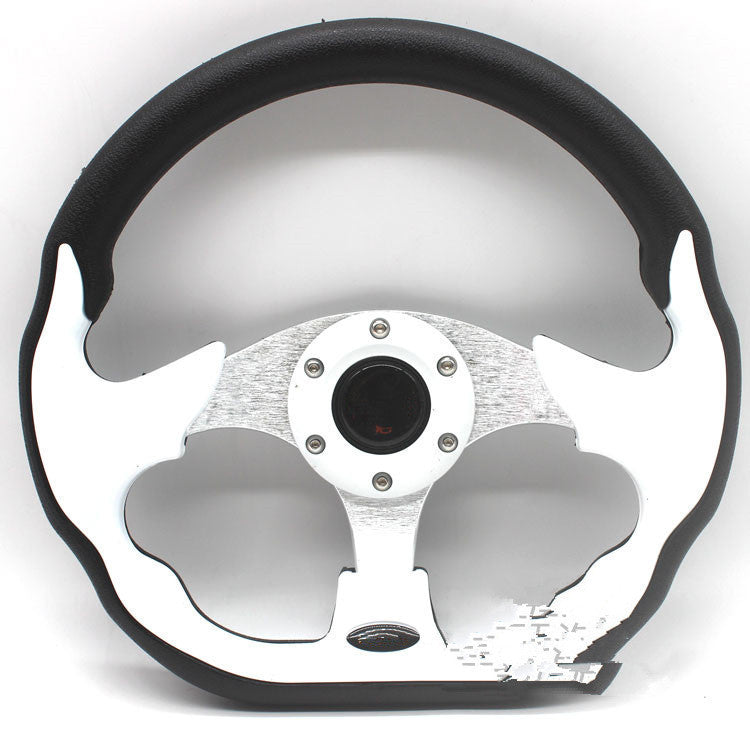 Car Steering Wheel Steering Wheel 520 Multicolor Racing Modified Steering Wheel Kart - AMI Electronics & Sounds