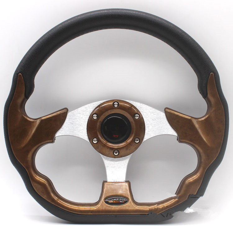 Car Steering Wheel Steering Wheel 520 Multicolor Racing Modified Steering Wheel Kart - AMI Electronics & Sounds