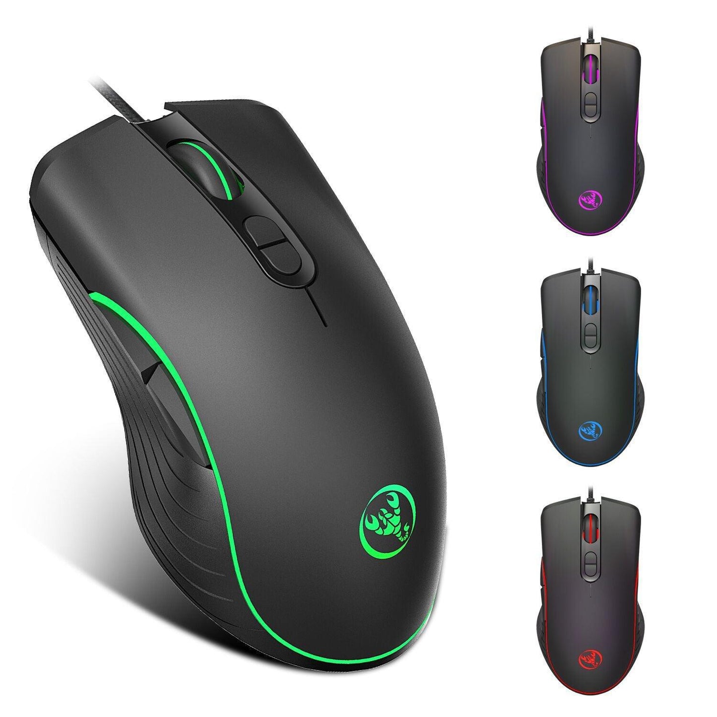 Glowing Gaming Mouse Gaming Wired Mouse - AMI Electronics & Sounds