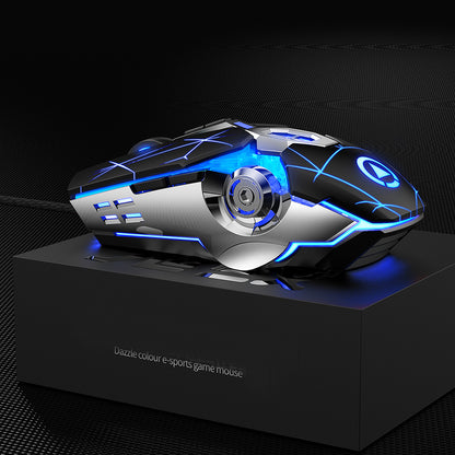 Gaming Mouse Wired Silent Gaming Mechanical Computer Desktop Notebook Office - AMI Electronics & Sounds