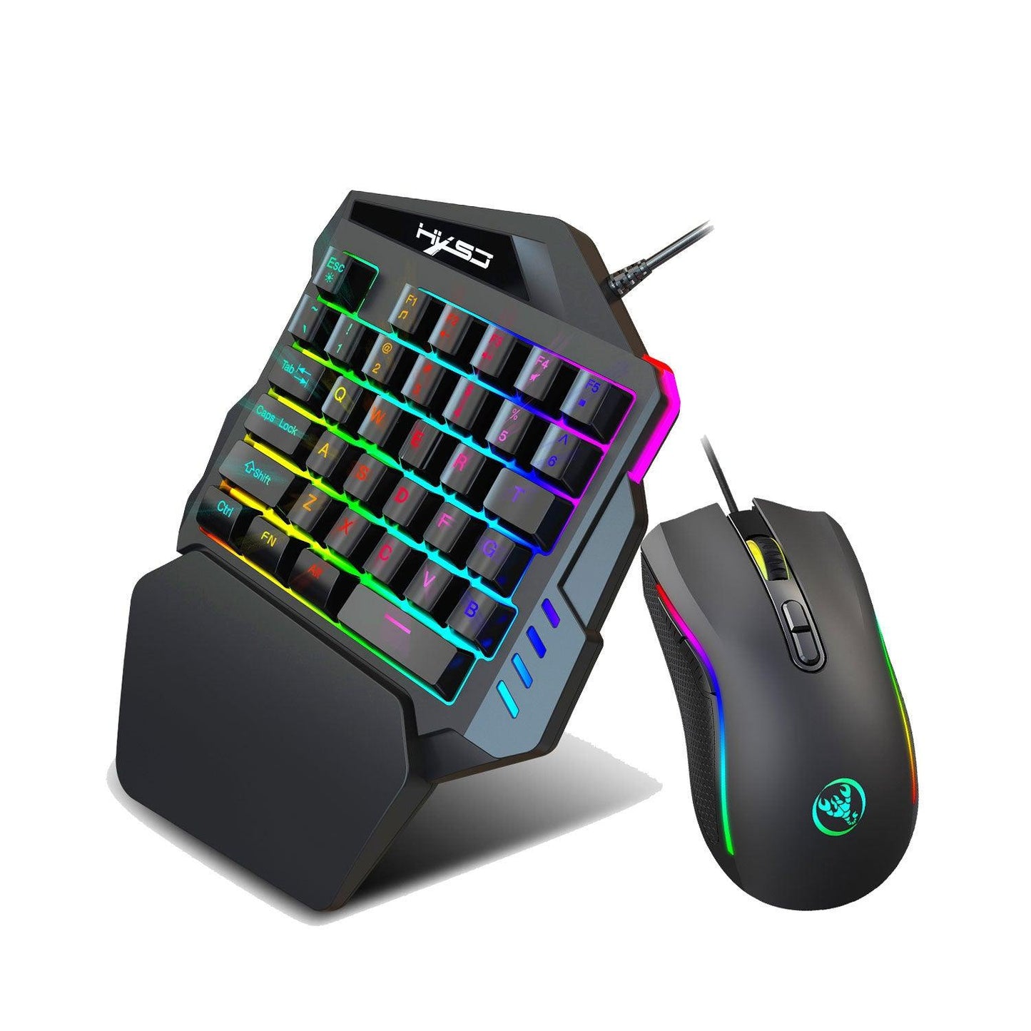 Colorful One-Handed Gaming Keyboard Compact - AMI Electronics & Sounds