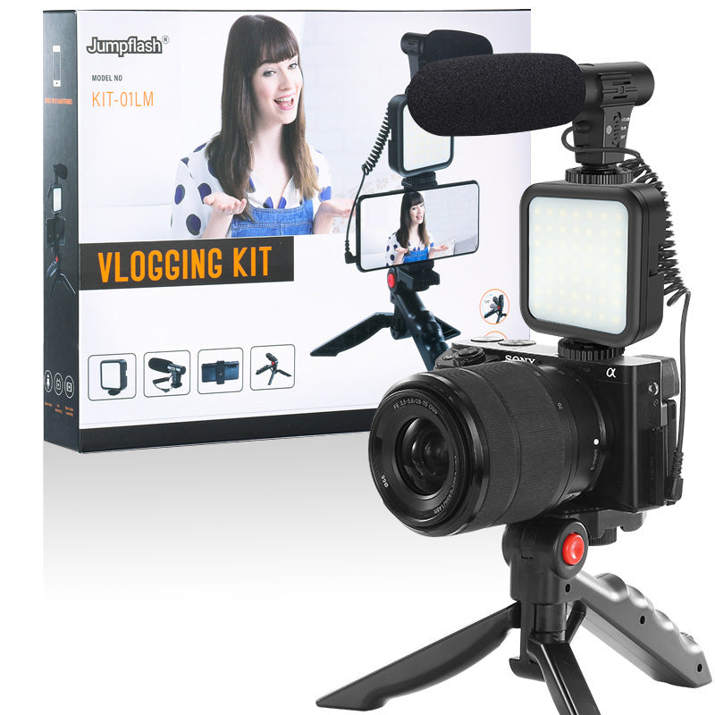 Compatible with Apple, Profession Vlog Tripod Kit Vlogging Photography With Smartphone Video Studio - AMI Electronics & Sounds