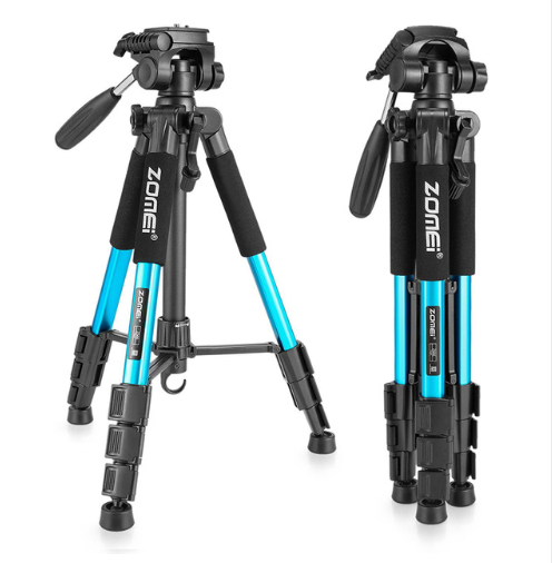 Compatible with Apple, New Zomei Tripod Z666 Professional Portable Travel Aluminum Camera Tripod Accessories Stand with Pan Head for Digital SLR Camera - AMI Electronics & Sounds