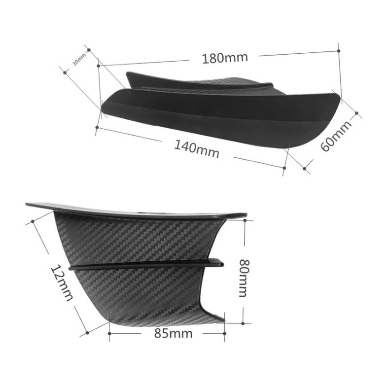 Universal Fiber Modification Spoiler Pneumatic Wing Accessories - AMI Electronics & Sounds