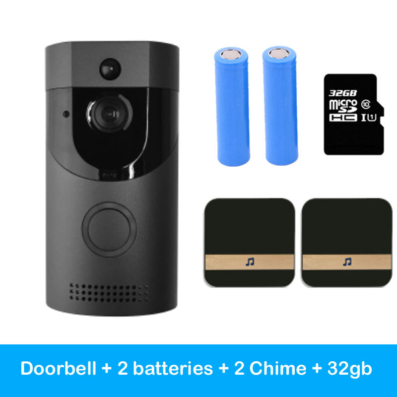 Home alarm smart wifi video doorbell wireless video intercom doorbell mobile phone remote video sea H1 program - AMI Electronics & Sounds