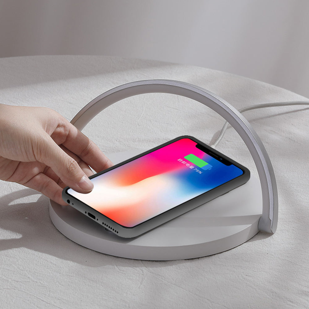 Fast Qi Wireless Charger Table Lamp - AMI Electronics & Sounds