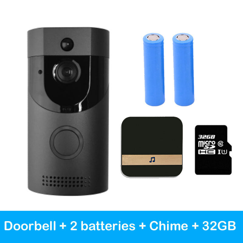 Home alarm smart wifi video doorbell wireless video intercom doorbell mobile phone remote video sea H1 program - AMI Electronics & Sounds