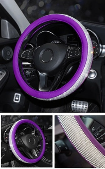 Rhinestone steering wheel cover - AMI Electronics & Sounds