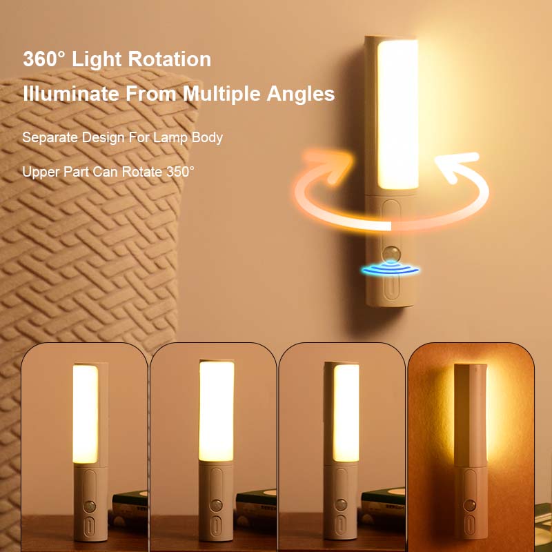 New Style Smart Human Body Induction Motion Sensor LED Night Light For Home Bed Kitchen Cabinet Wardrobe Wall Lamp - AMI Electronics & Sounds