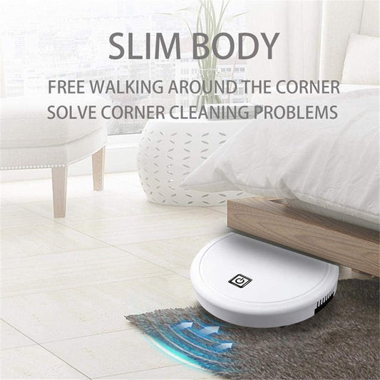 3 - in - 1 Robot Vacuum Cleaner 1800Pa Multifunctional Smart Floor Cleaner USB Rechargeable Dry Wet Sweeping Vacuum Cleaner - AMI Electronics & Sounds