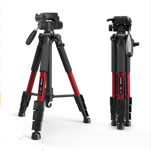 Compatible with Apple, New Zomei Tripod Z666 Professional Portable Travel Aluminum Camera Tripod Accessories Stand with Pan Head for Digital SLR Camera - AMI Electronics & Sounds