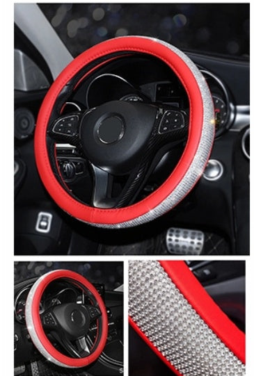 Rhinestone steering wheel cover - AMI Electronics & Sounds