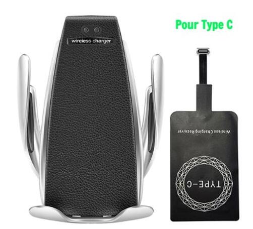 Car Wireless Charger 10W Induction Car Fast Wireless Charging With Car Phone Holder S5 - AMI Electronics & Sounds