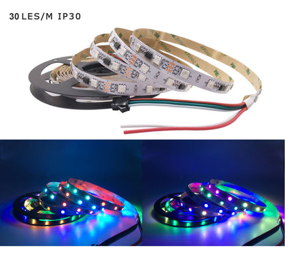 RGB 5050 Flexible Led Strip Lights SMD 12V DC - AMI Electronics & Sounds