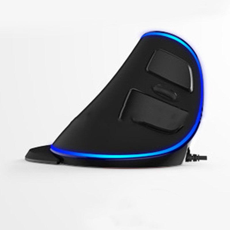 Vertical Ergonomic Snail RGB Anti-Mouse Hand Wired Mouse - AMI Electronics & Sounds