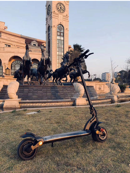 Double Drive Folding Scooter With Wide Tires - AMI Electronics & Sounds