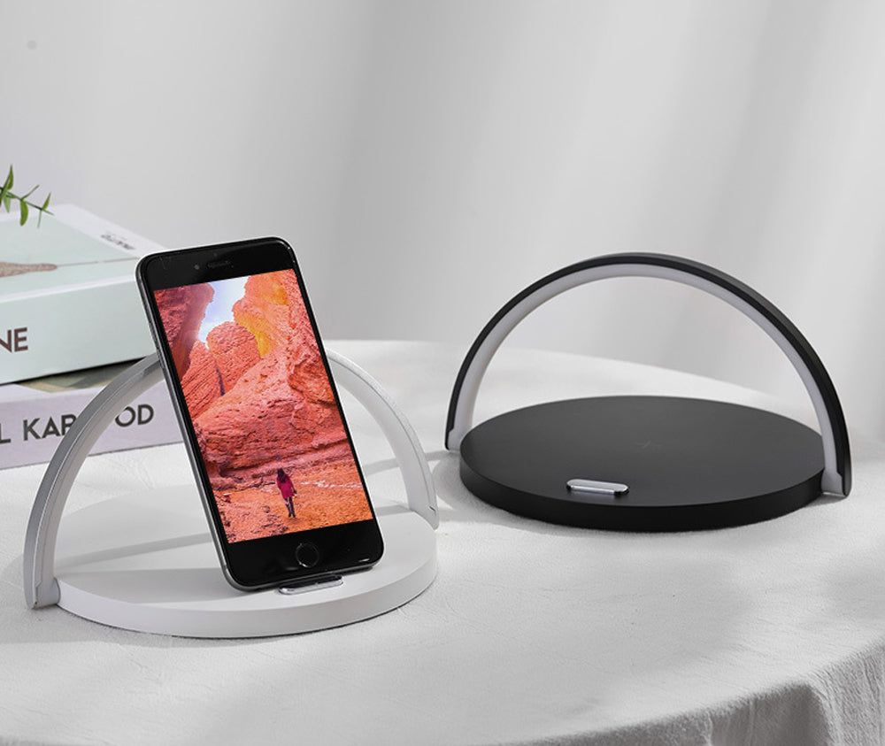 Fast Qi Wireless Charger Table Lamp - AMI Electronics & Sounds