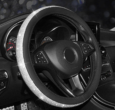 Rhinestone steering wheel cover - AMI Electronics & Sounds