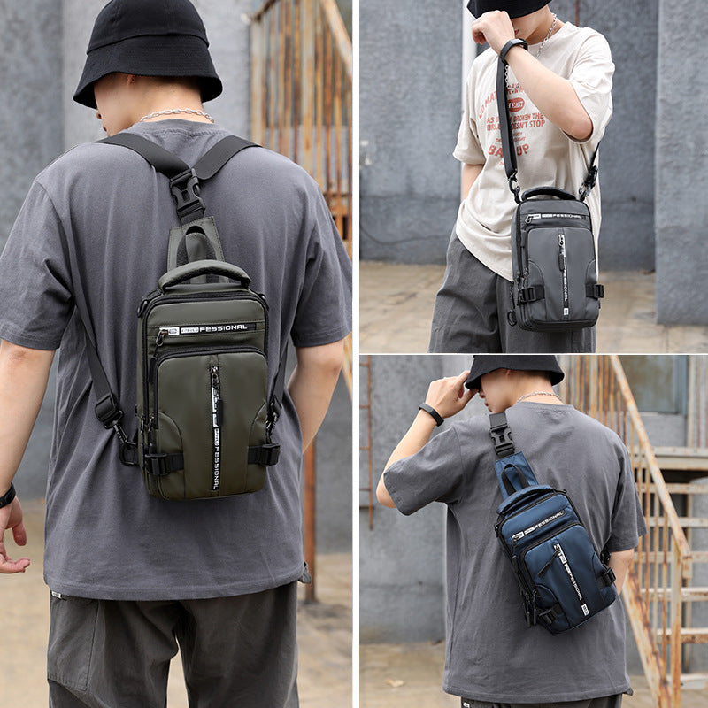 Crossbody Bags Men Multifunctional Backpack Shoulder Chest Bags - AMI Electronics & Sounds