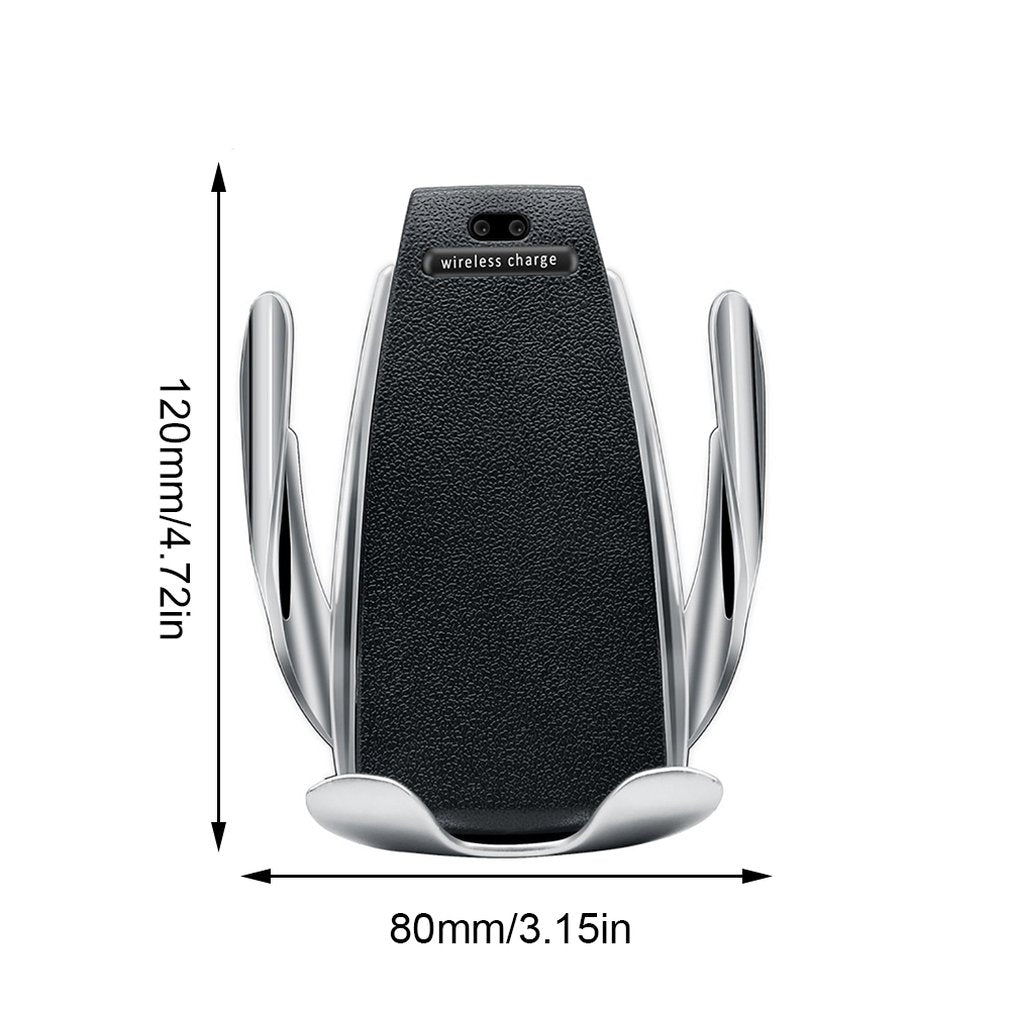 Car Wireless Charger 10W Induction Car Fast Wireless Charging With Car Phone Holder S5 - AMI Electronics & Sounds