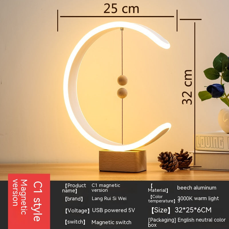 Smart Remote Control Creative Table Lamp Magnetic Suspension - AMI Electronics & Sounds