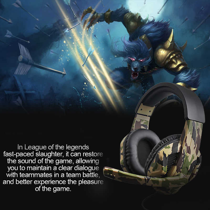 Camouflage gaming headset - AMI Electronics & Sounds