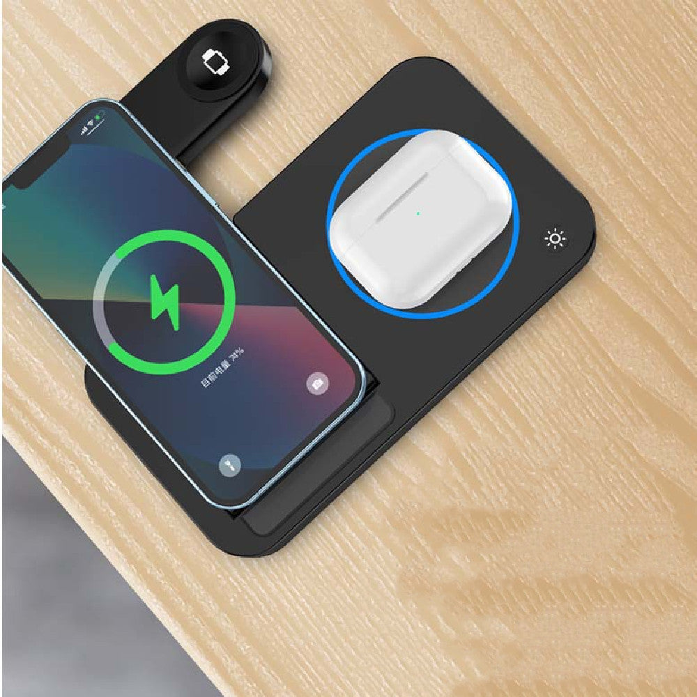 Folding Three-in-one Wireless Charging Stand - AMI Electronics & Sounds