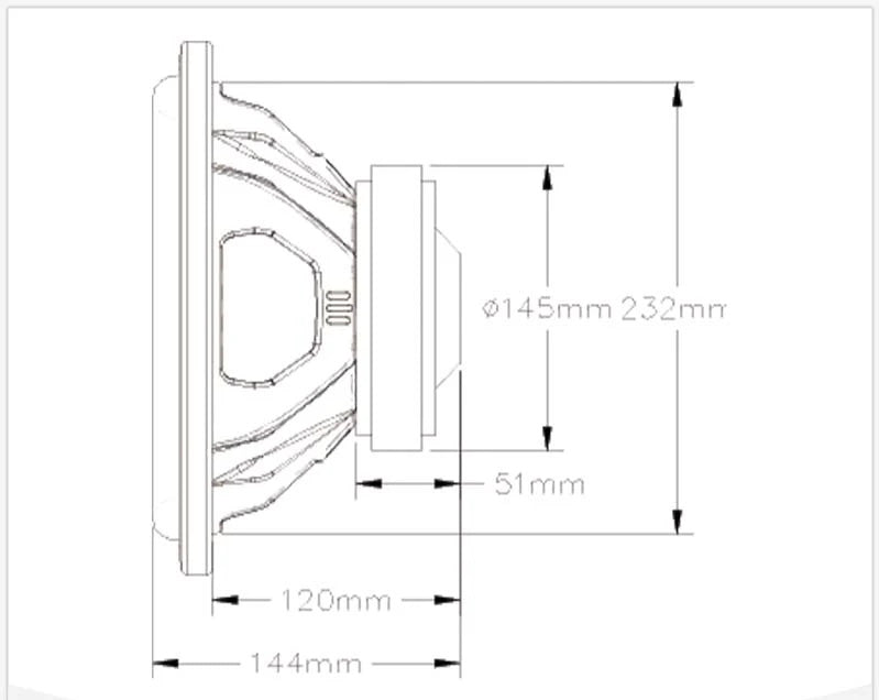 SP 10CW ENTRY LEVEL SUBWOOFER 10"/25CM 200W RMS