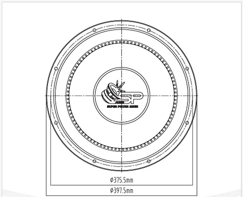 SP 15CW ENTRY LEVEL SUBWOOFER 15"/38CM 400W RMS