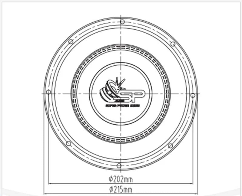 SP 8CW ENTRY LEVEL SUBWOOFER 8"/20CM 200WATT RMS (Pre-order)