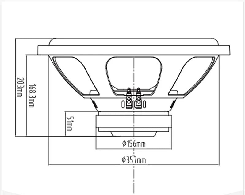 SP 15CW ENTRY LEVEL SUBWOOFER 15"/38CM 400W RMS