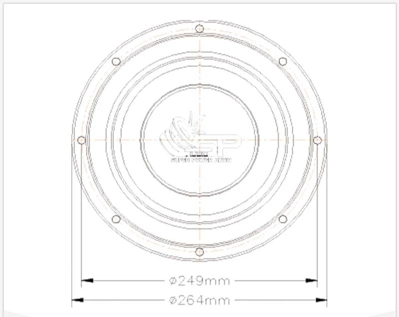 SP 10CW ENTRY LEVEL SUBWOOFER 10"/25CM 200W RMS