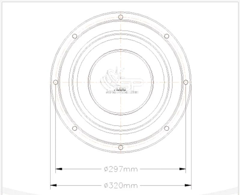 SP 12CW ENTRY LEVEL SUBWOOFER 12"/30CM 300W RMS (Pre-order)