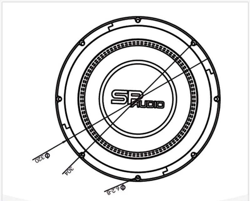 SP 12C SUBWOOFER 12"/30CM 400W RMS (Pre-order)