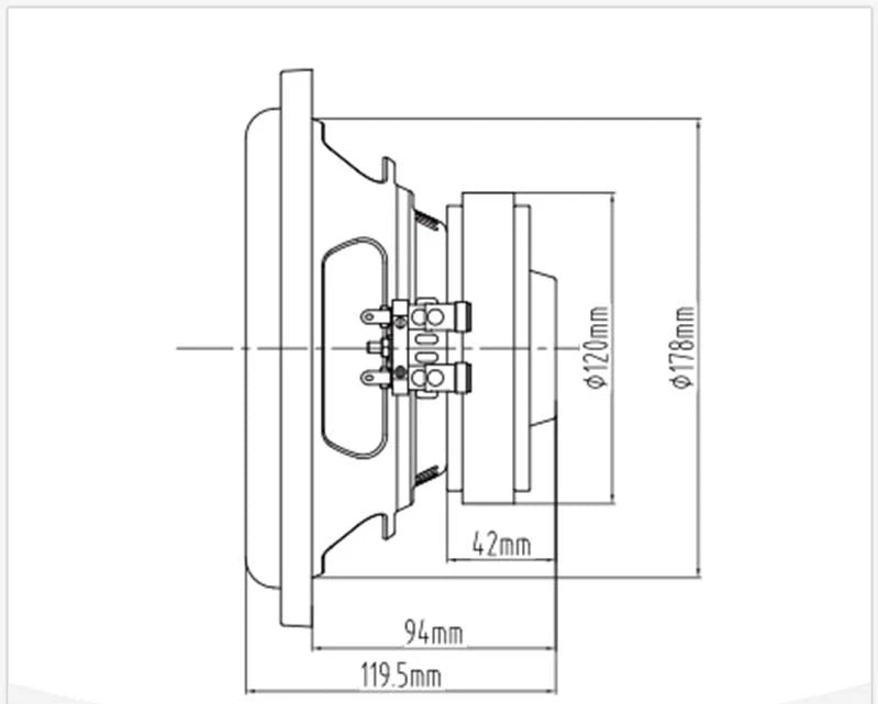 SP 8CW ENTRY LEVEL SUBWOOFER 8"/20CM 200WATT RMS (Pre-order)