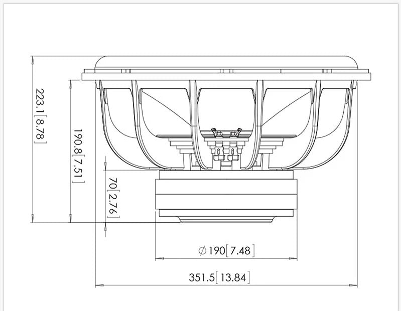 SP 15CC SUBWOOFER 15"/38CM 1000W RMS (Pre-order)