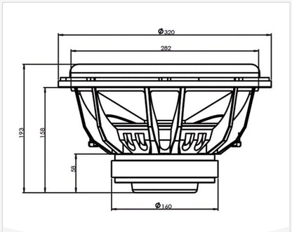 SP 12C SUBWOOFER 12"/30CM 400W RMS (Pre-order)