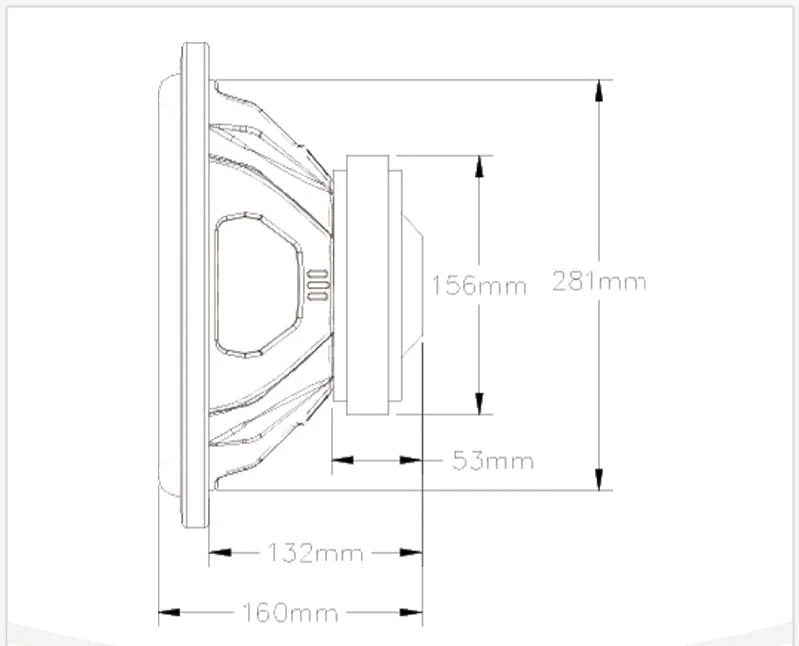 SP 12CW ENTRY LEVEL SUBWOOFER 12"/30CM 300W RMS (Pre-order)