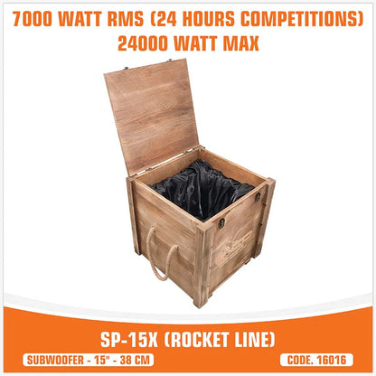 SP-15X (ROCKET LINE SUBWOOFER) 15"/38CM - 24000 WATT