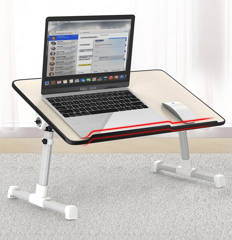 Adjustable Laptop Desk Stand Foldable Notebook Laptop Bed Table Can be Lifted Standing - AMI Electronics & Sounds