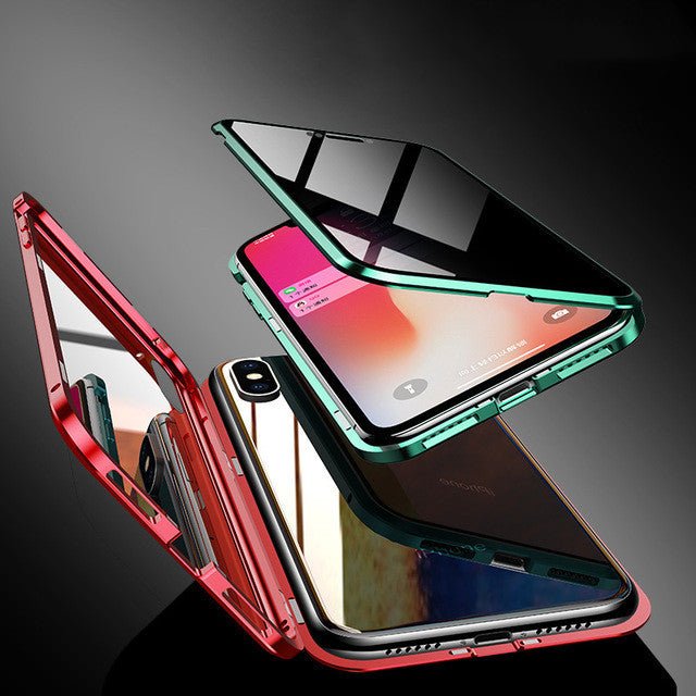 Anti - peep Magnetic Protective Shell Magnetic Privacy Glass Phone Case - AMI Electronics & Sounds