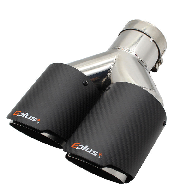 Universal Silver Stainless Steel Exhaust Pipe Muffler - AMI Electronics & Sounds