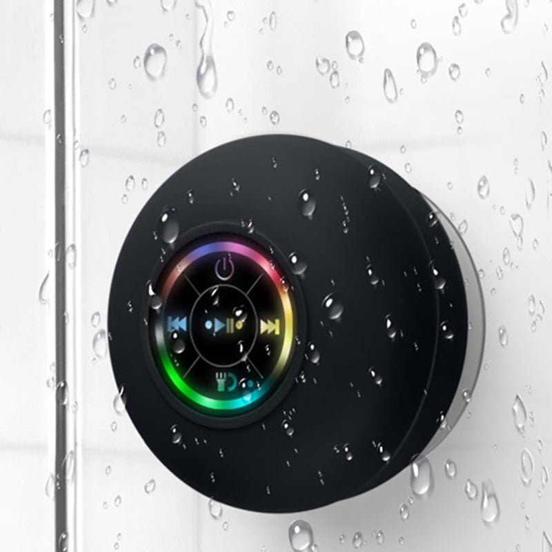 Big Suction Cup Waterproof Bluetooth Speaker LED Light Emitting - AMI Electronics & Sounds