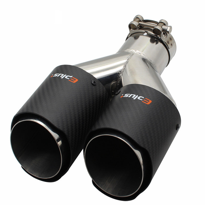 Universal Silver Stainless Steel Exhaust Pipe Muffler - AMI Electronics & Sounds