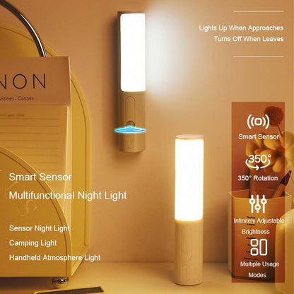 New Style Smart Human Body Induction Motion Sensor LED Night Light For Home Bed Kitchen Cabinet Wardrobe Wall Lamp - AMI Electronics & Sounds