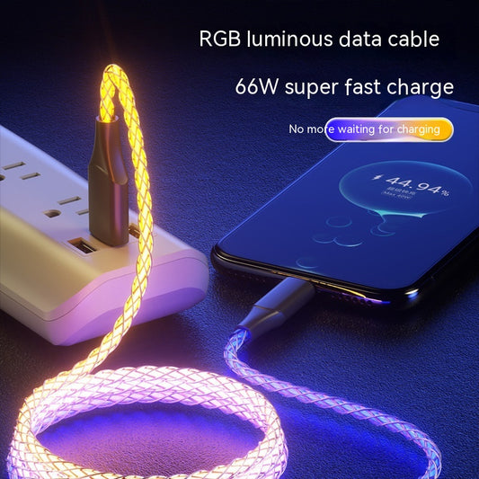 RGB Charging Data Cable Magic Color - AMI Electronics & Sounds